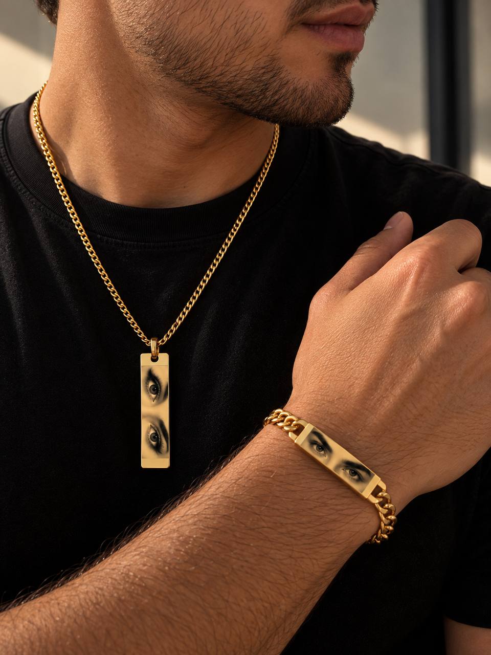 The Eternal Set (Eterna Eyes Matching Set Necklace + Bracelet)